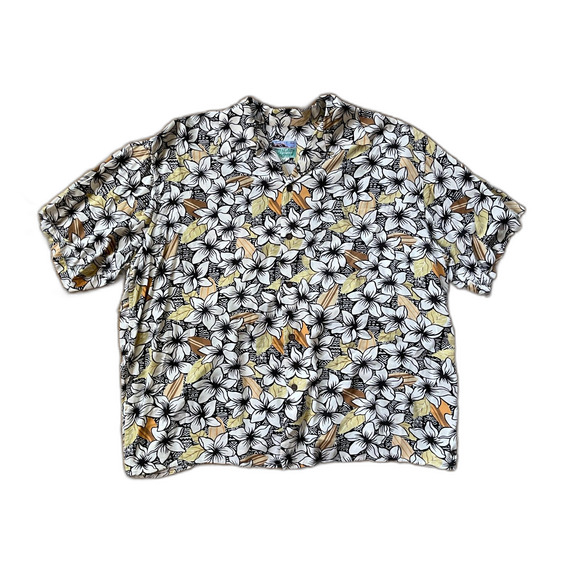 Limited Reyn Spooner Hula Lei Hawaiian Button Up Shirt Top  Mens Size Large - Picture 3 of 8